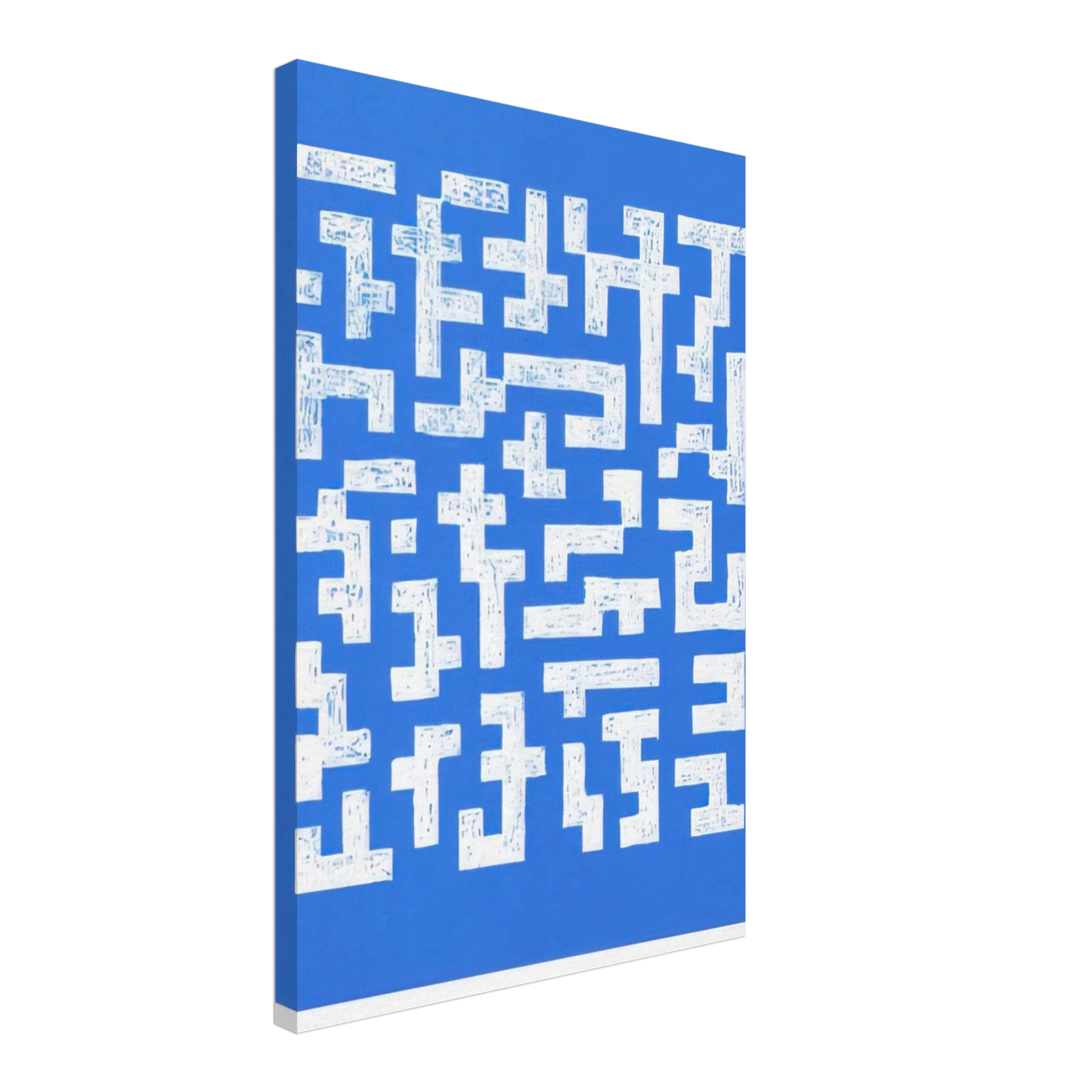 Anni Albers - DOUBLE IMPRESSION IV 1978 Canvas - 40x60 cm / 16x24 inches-canvas