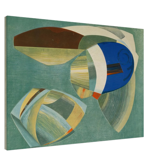 John Ferren - Sea Forms - 1937 Canvas - 20x30 cm / 8x12 inches-canvas