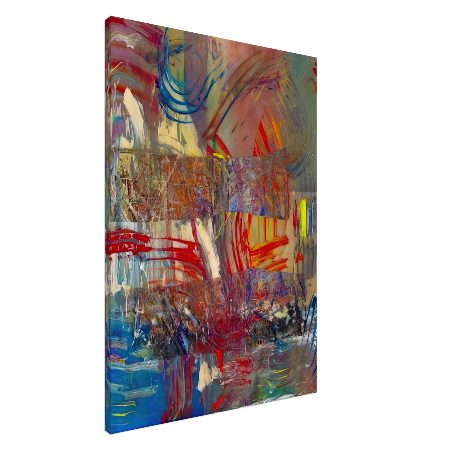 Sam Gilliam - Horses Upside Down Canvas - 20x30 cm / 8x12 inches-canvas