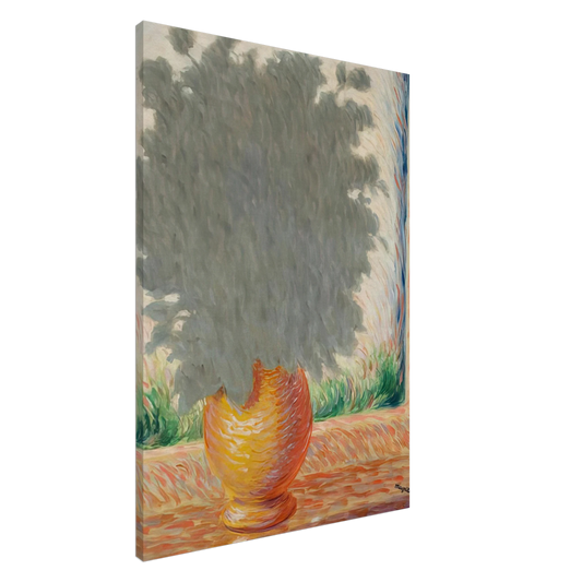 Rene Magritte - LIGHTNING 1944 Canvas - 20x30 cm / 8x12 inches-canvas