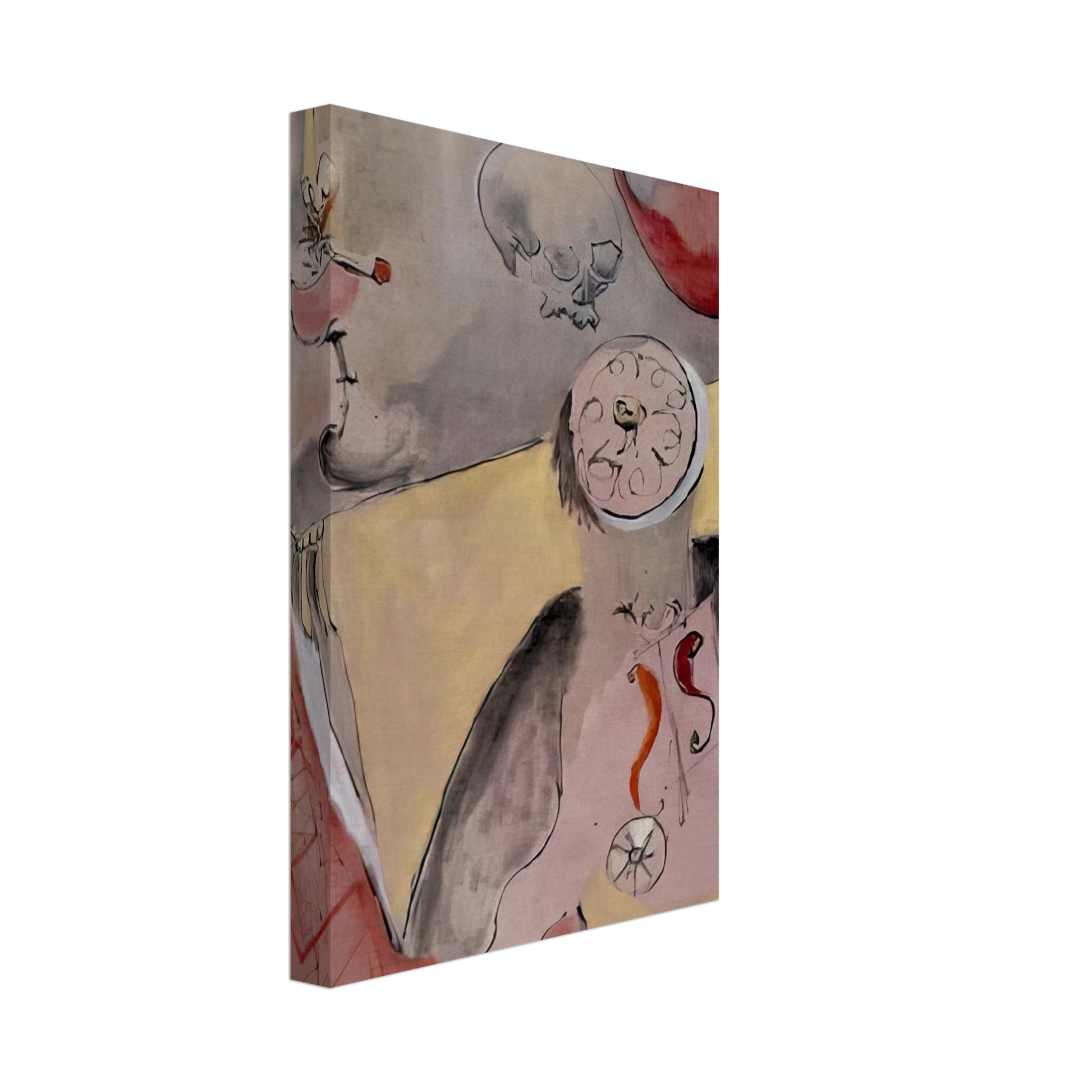 Norman Bluhm - Still Life - 1948 Canvas - 70x100 cm / 28x40 inches-canvas