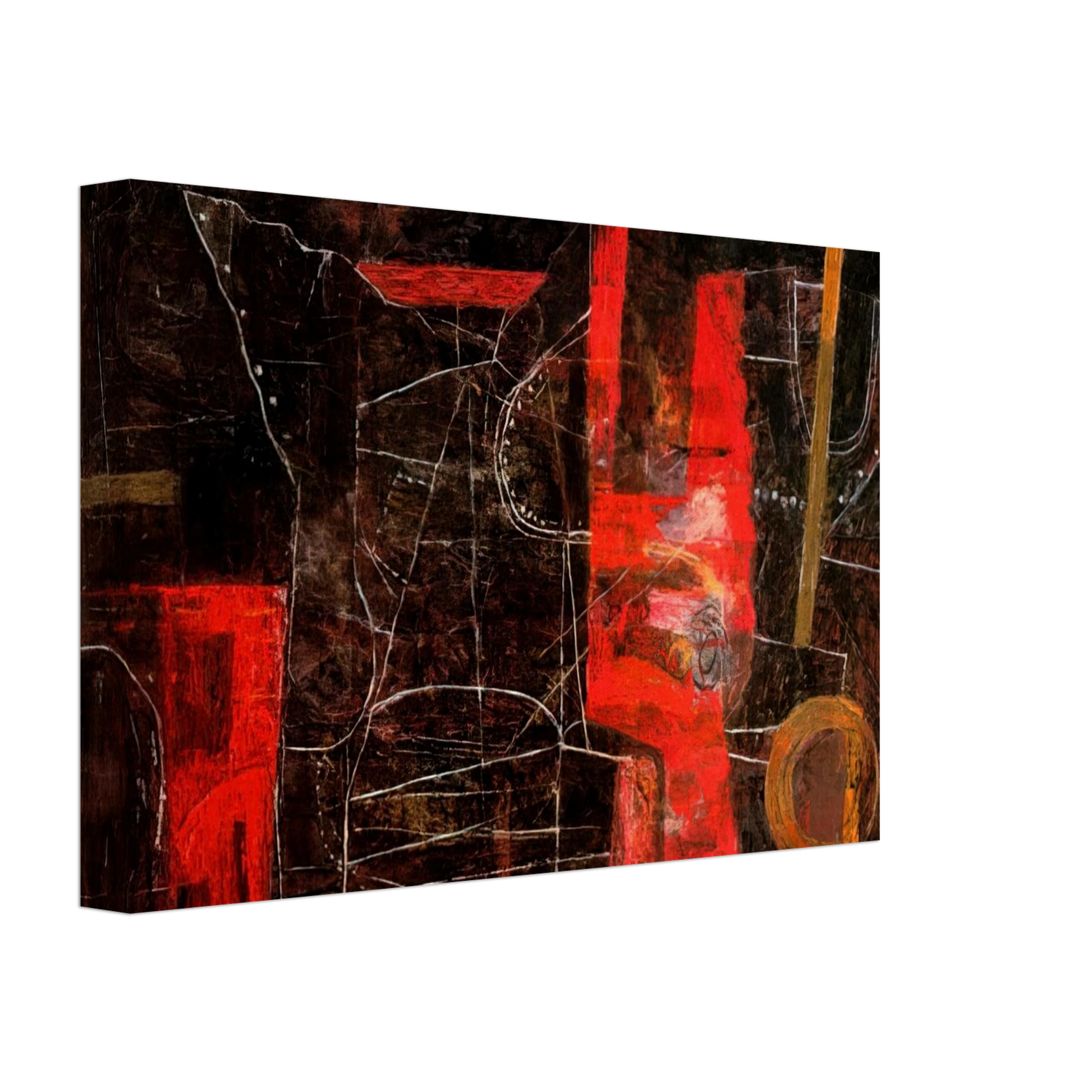 Philip Guston - THE TORMENTORS 1948 Canvas - 40x60 cm / 16x24 inches-canvas