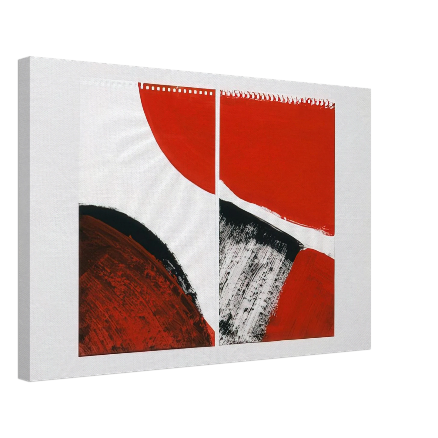 Blinky Palermo - WHO KNOWS THE BEGINNING AND WHO KNOWS THE END II 1976 Canvas - 40x60 cm / 16x24 inches-canvas