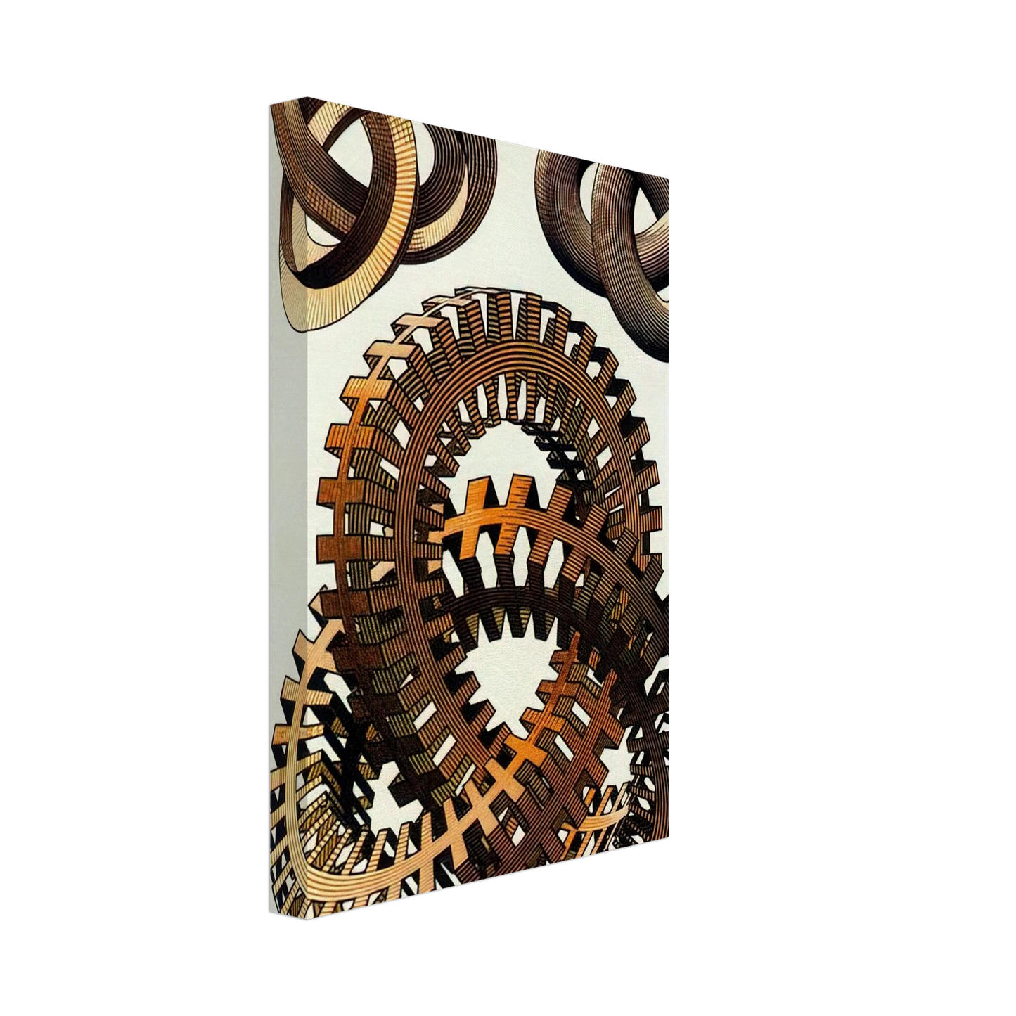 MC Escher - KNOTS COLOUR Canvas - 40x60 cm / 16x24 inches-canvas