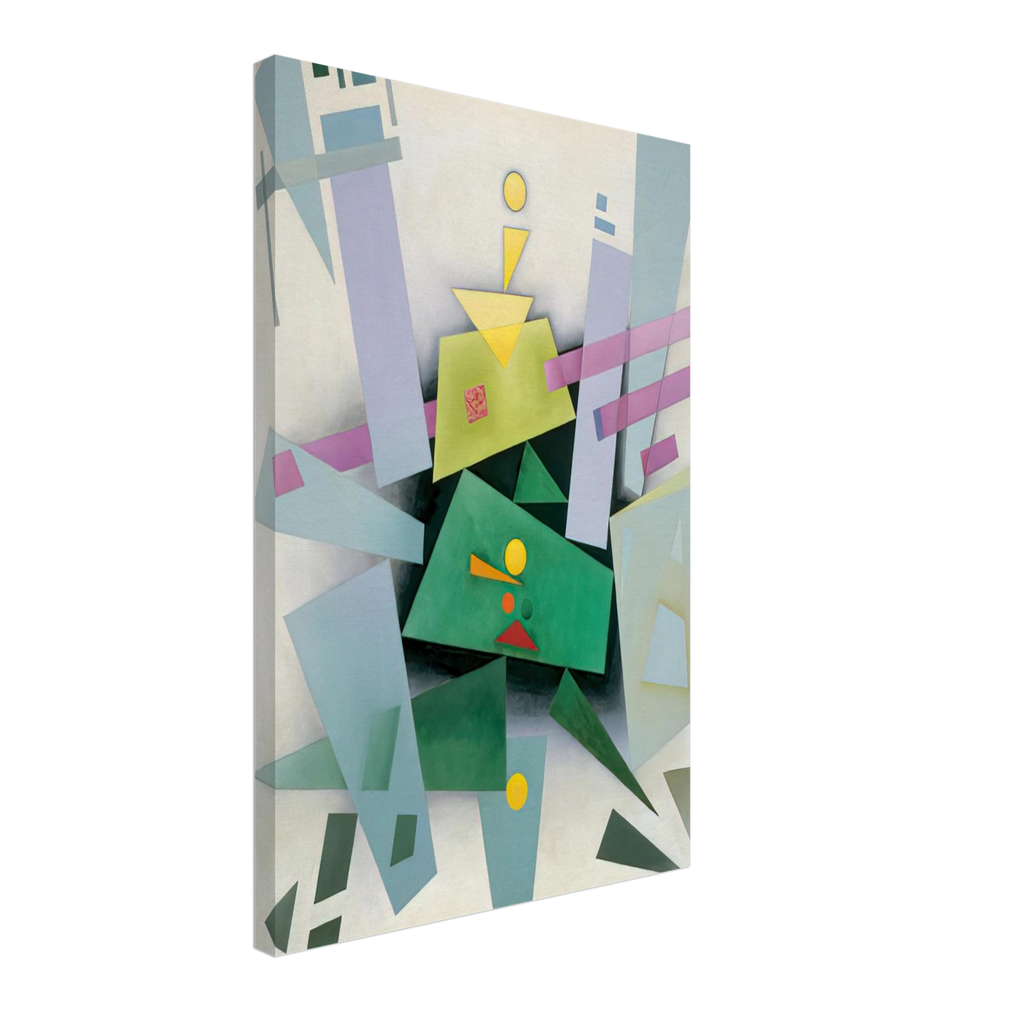 Rudolf Bauer - INVENTION COMPOSITION 31 1933 Canvas - 40x60 cm / 16x24 inches-canvas