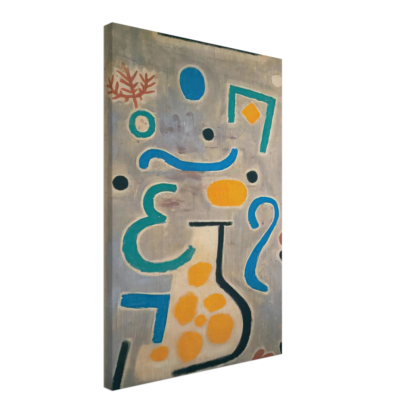 Paul Klee - THE VASE 1938 Canvas - 40x60 cm / 16x24 inches-canvas