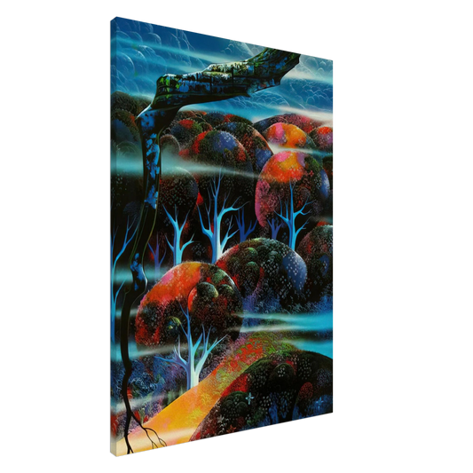 Eyvind Earle - Toccata and Fugue Canvas - 20x30 cm / 8x12 inches-canvas