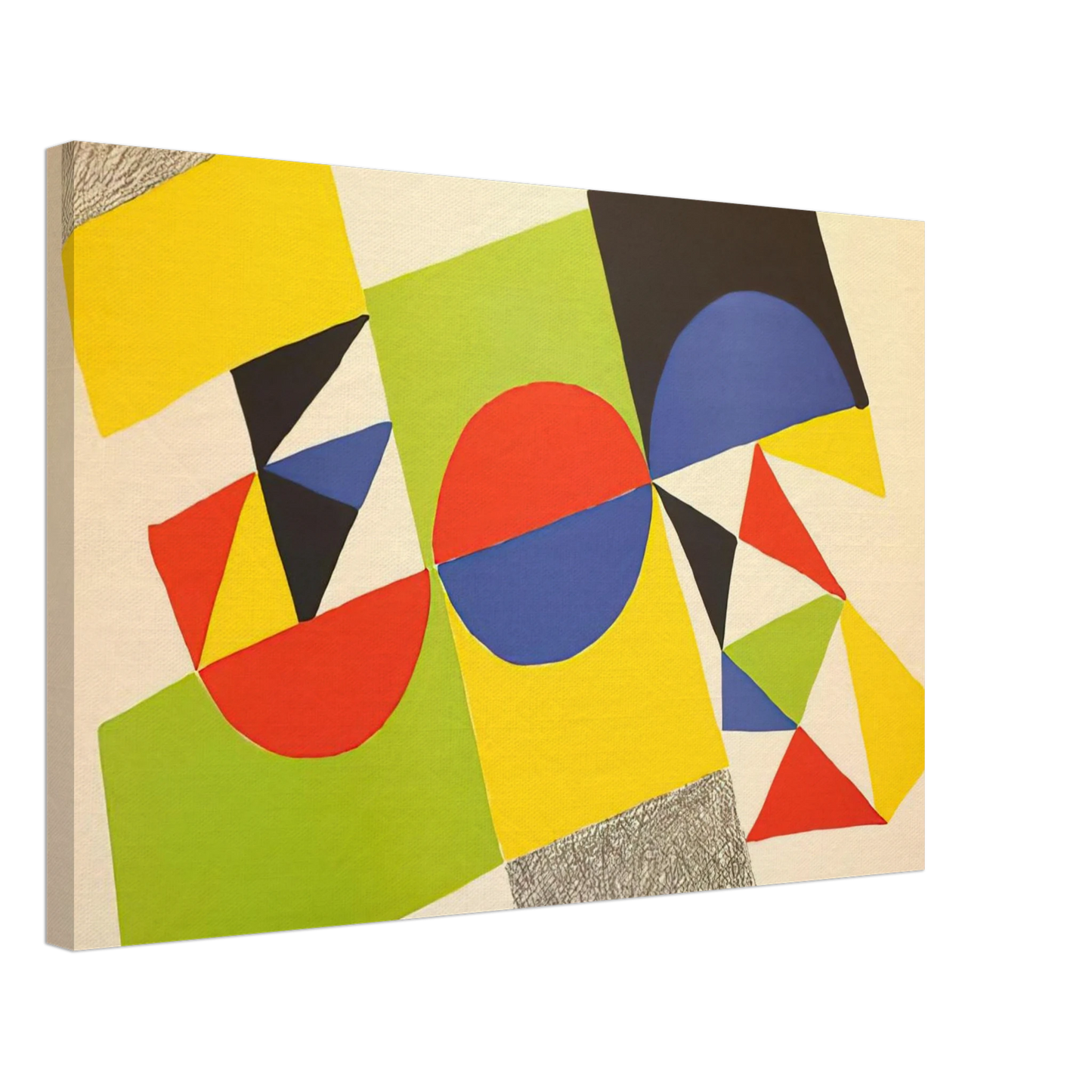 Sonia Delaunay - RHYTHM COLOUR 1 Canvas - 40x60 cm / 16x24 inches-canvas