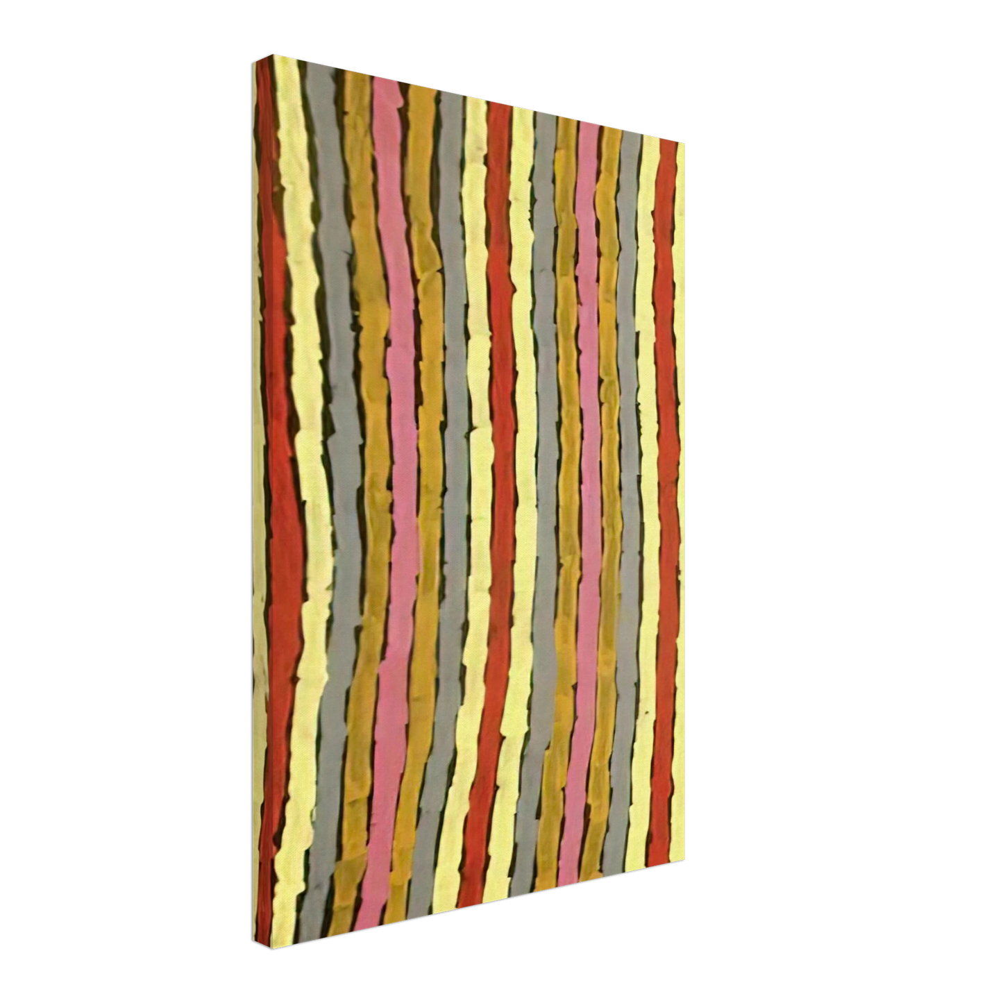 Clifford Possum Tjapaltjarri - Ceremonial Paint Floor Napperby - 2001 Canvas - 40x60 cm / 16x24 inches-canvas