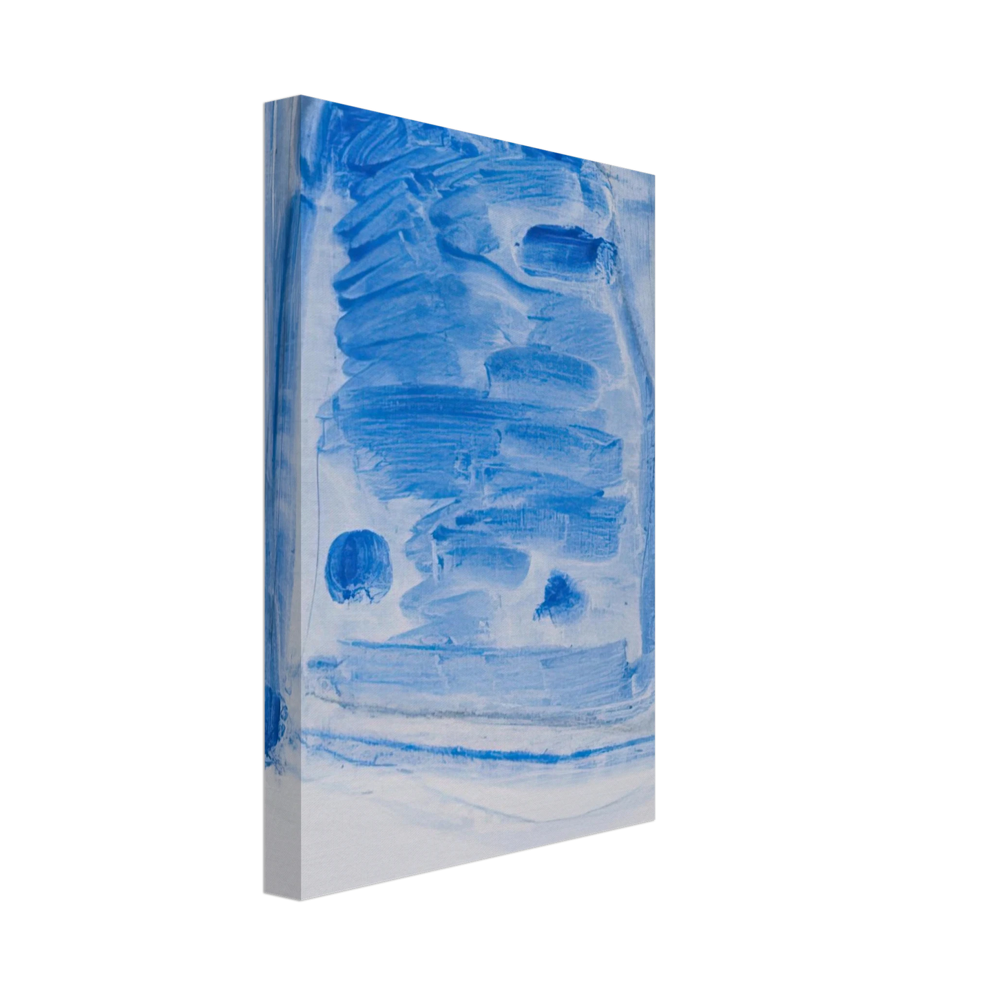 Ralston Crawford - Sketchy Cobaltic Blue Flag - 2009 Canvas - 70x100 cm / 28x40 inches-canvas