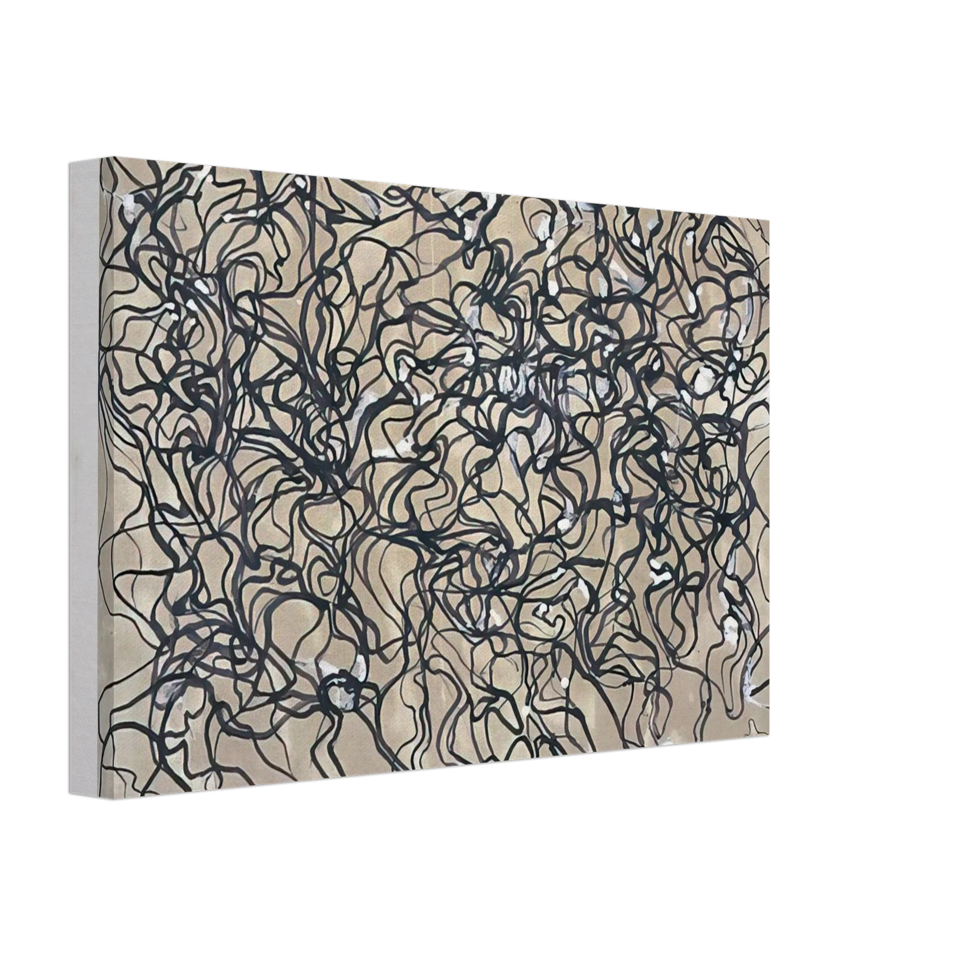 Brice Marden - Long Letter 1 - 2009 Canvas - 70x100 cm / 28x40 inches-canvas