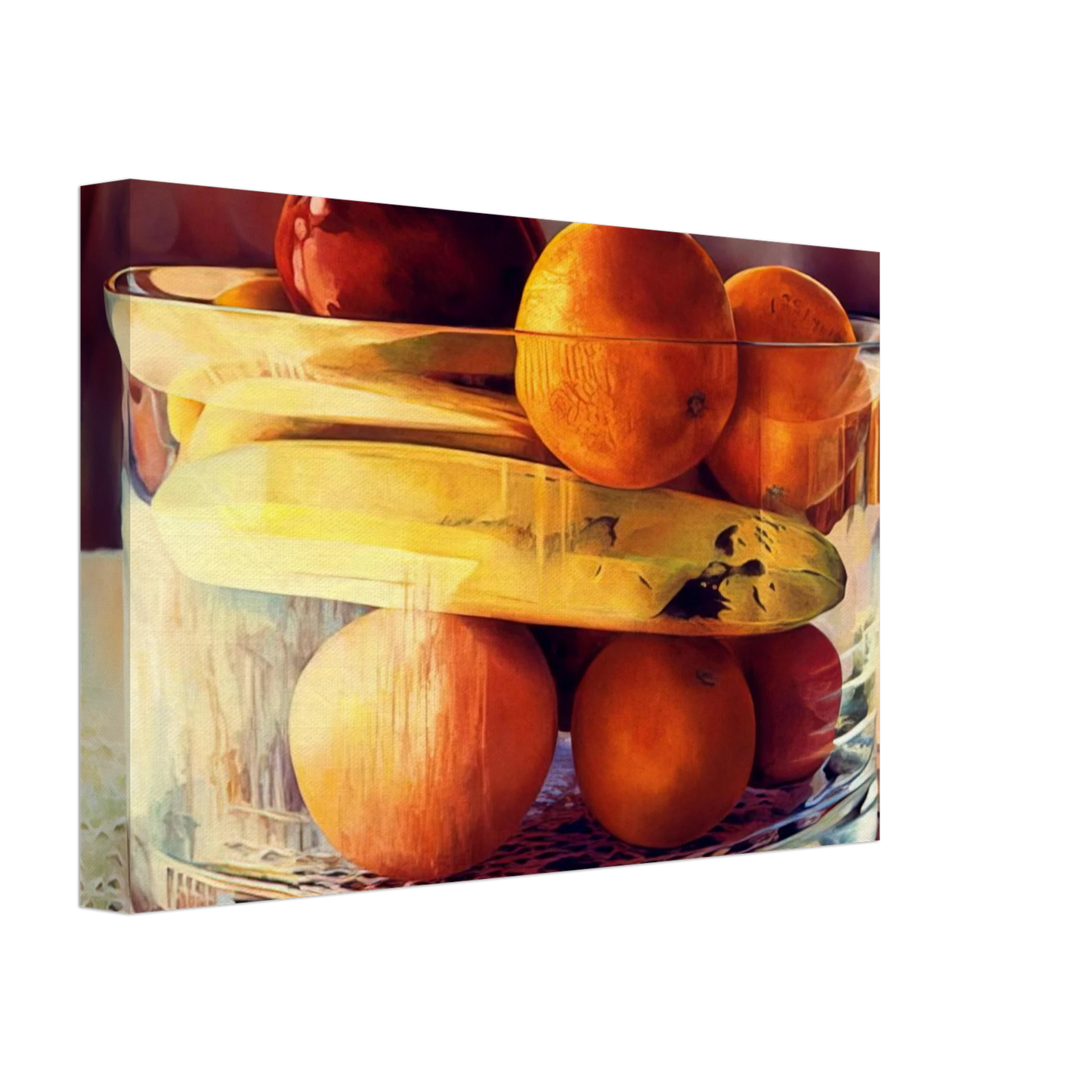 Mary Pratt - Bowlâ€™d Banana - 1981 Canvas - 40x60 cm / 16x24 inches-canvas