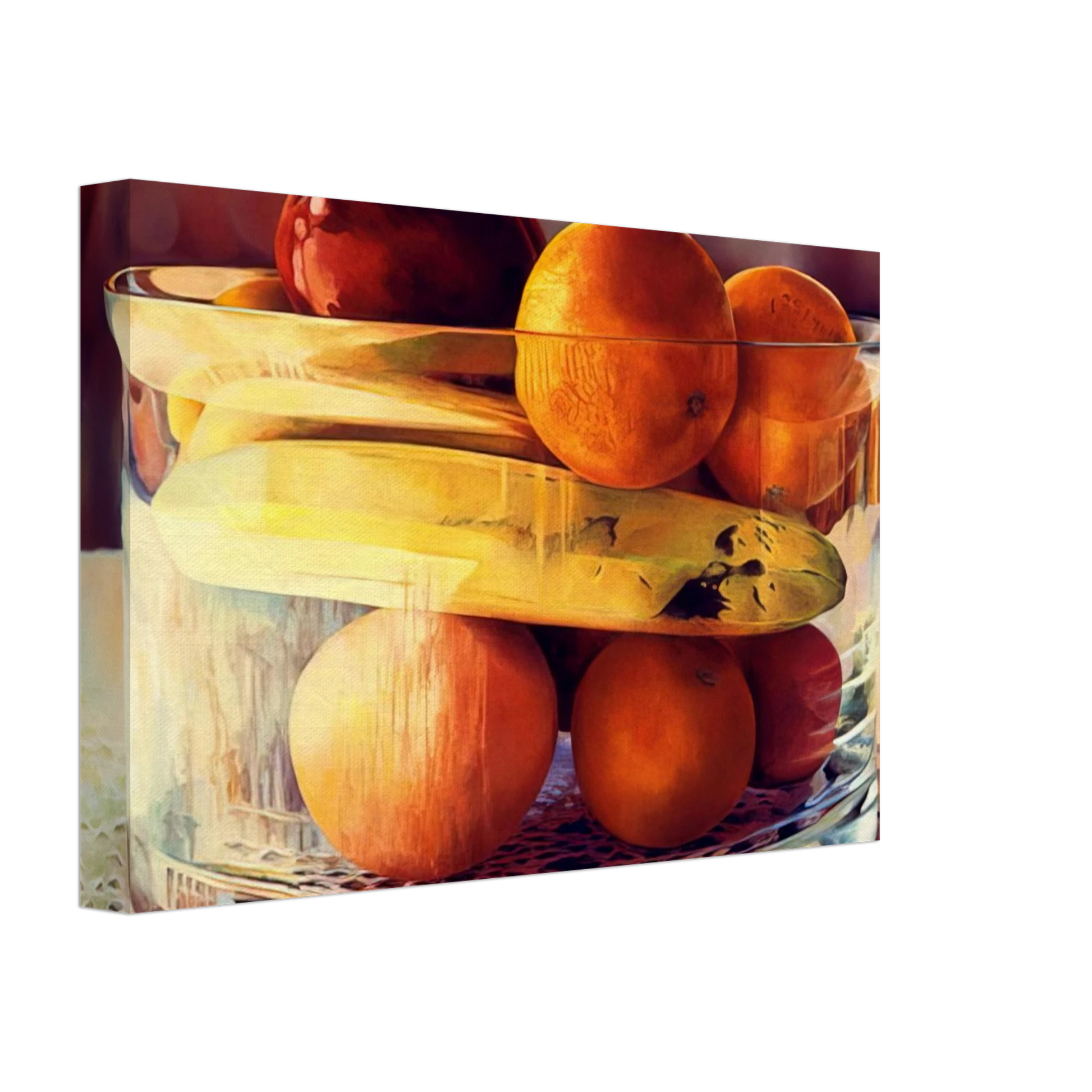 Mary Pratt - Bowlâ€™d Banana - 1981 Canvas - 40x60 cm / 16x24 inches-canvas