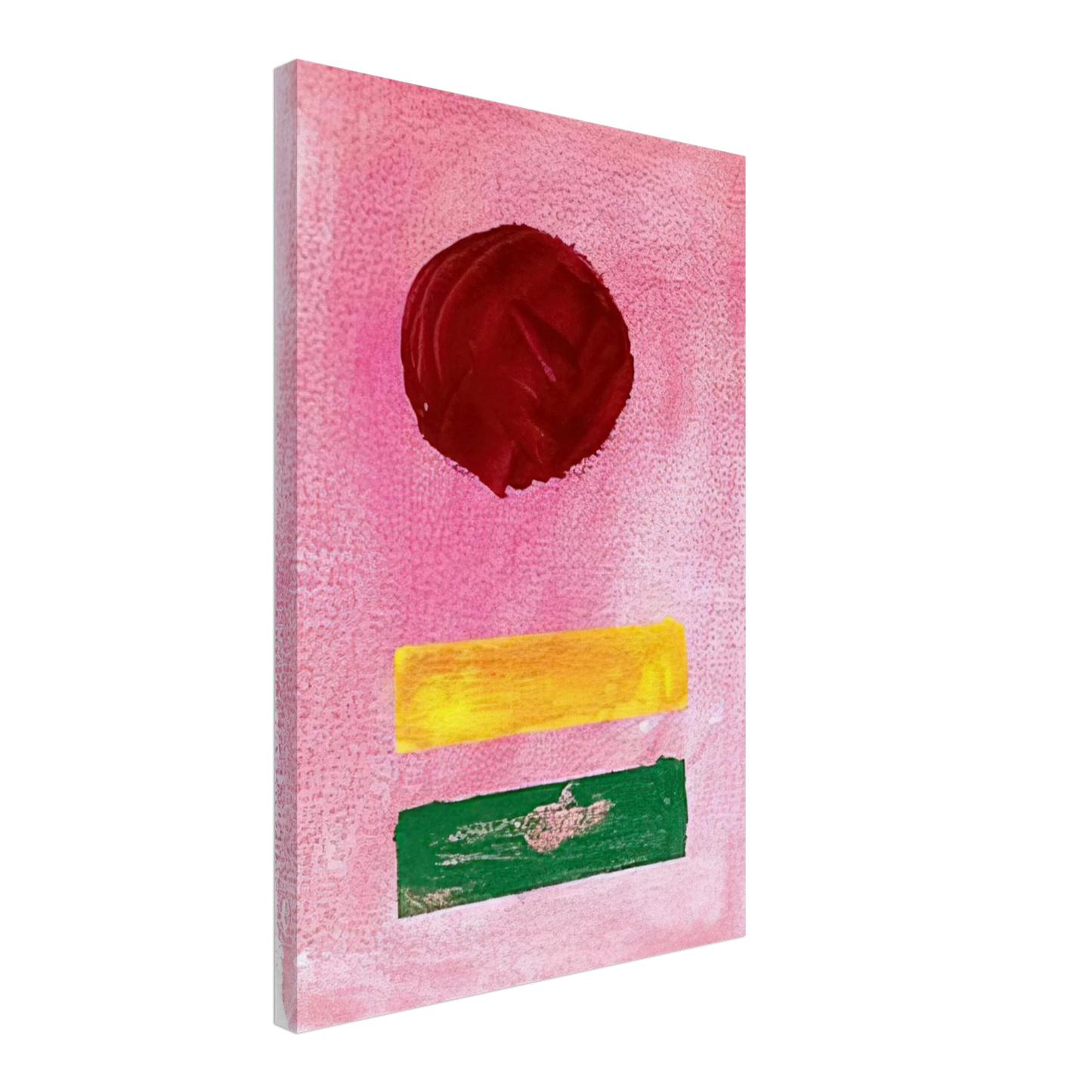 Adolph Gottlieb - Pink Ground - 1972 Canvas - 40x60 cm / 16x24 inches-canvas