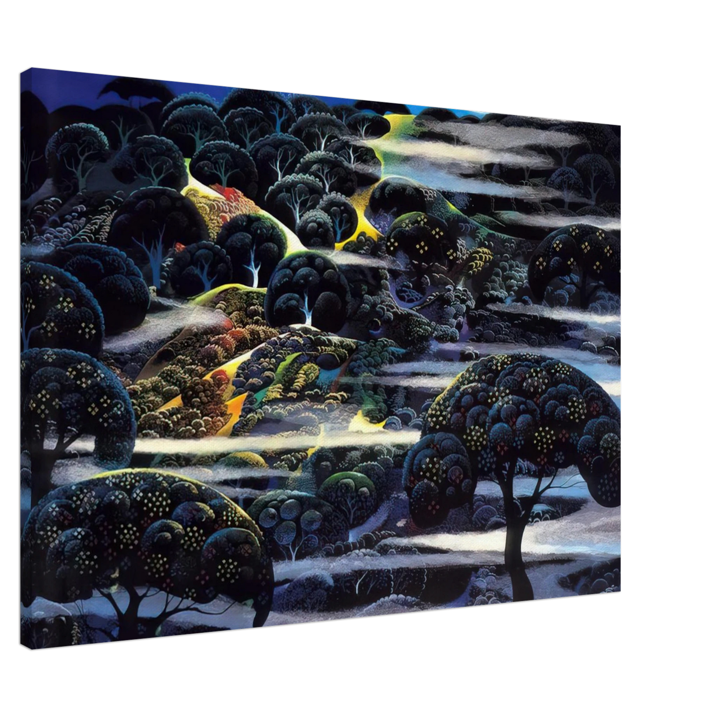 Eyvind Earle - Garden of Eden Canvas - 20x30 cm / 8x12 inches-canvas