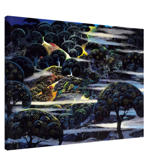 Eyvind Earle - Garden of Eden Canvas - 20x30 cm / 8x12 inches-canvas