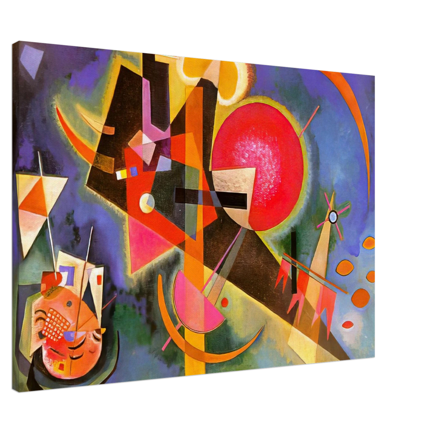 Wassily Kandinsky - IN BLUE 1925 Canvas - 20x30 cm / 8x12 inches-canvas