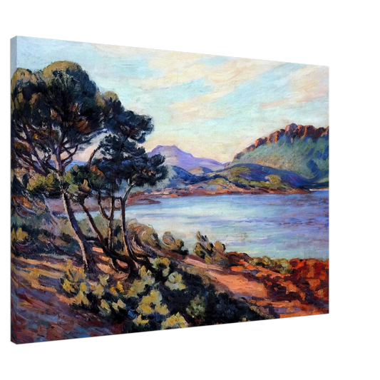 Armand Guillaumin - Agay Bay - 1910 Canvas - 20x30 cm / 8x12 inches-canvas