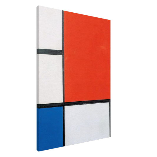 Piet Mondrian - Composition 2 Canvas - 20x30 cm / 8x12 inches-canvas