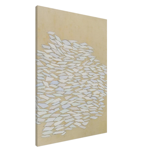 Robert Goodnough - Pastel Statement - 1971 Canvas - 20x30 cm / 8x12 inches-canvas