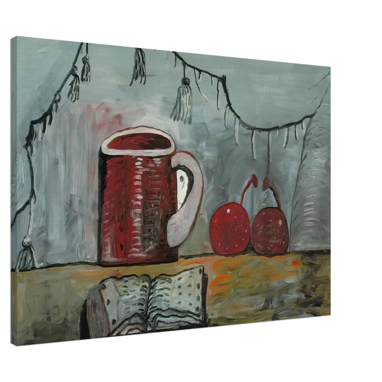 Philip Guston - CURTAIN Canvas - 20x30 cm / 8x12 inches-canvas