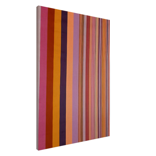 Gene Davis - Lincoln Center - 1971 Canvas - 20x30 cm / 8x12 inches-canvas