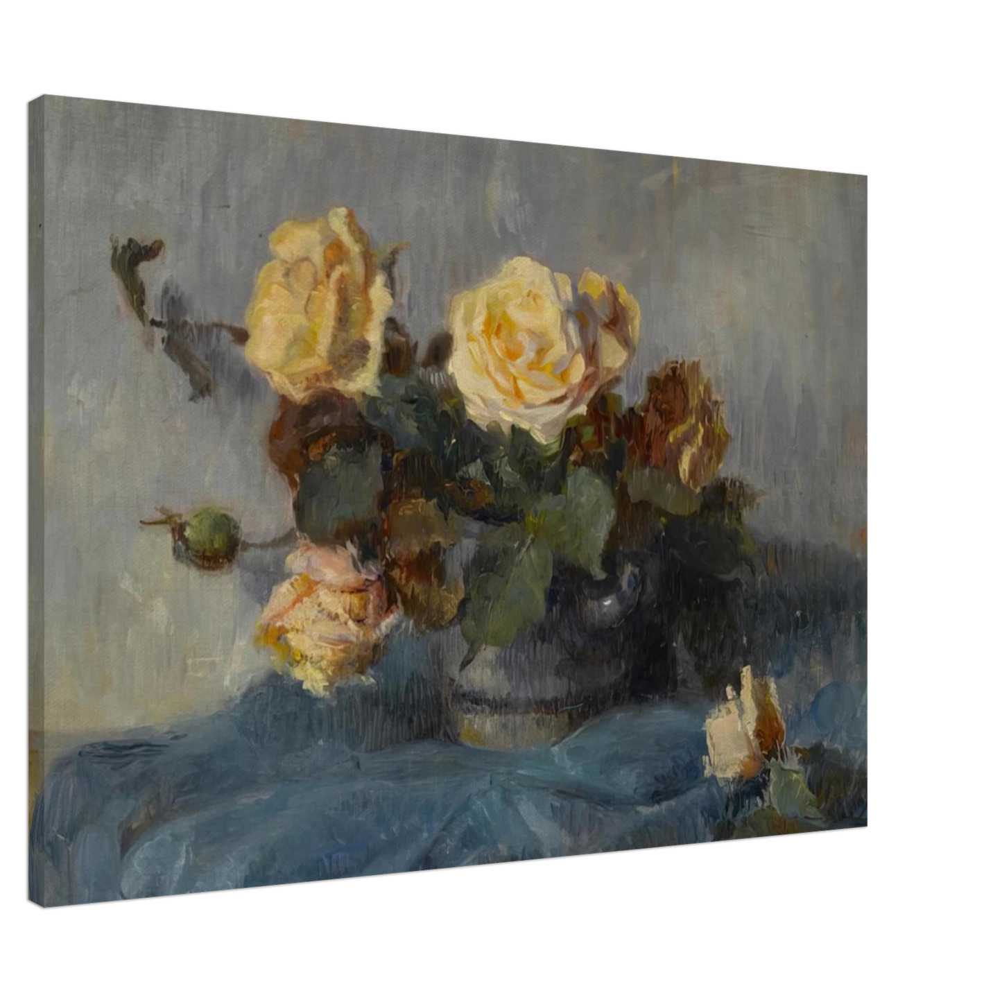 Paul Cezanne - Rose Bouquet Canvas - 20x30 cm / 8x12 inches-canvas