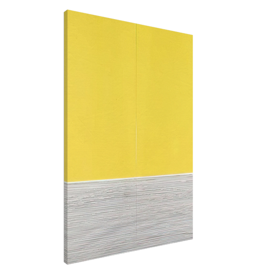 Jesus Rafael Soto - LE GRAN JAUNE Canvas - 20x30 cm / 8x12 inches-canvas