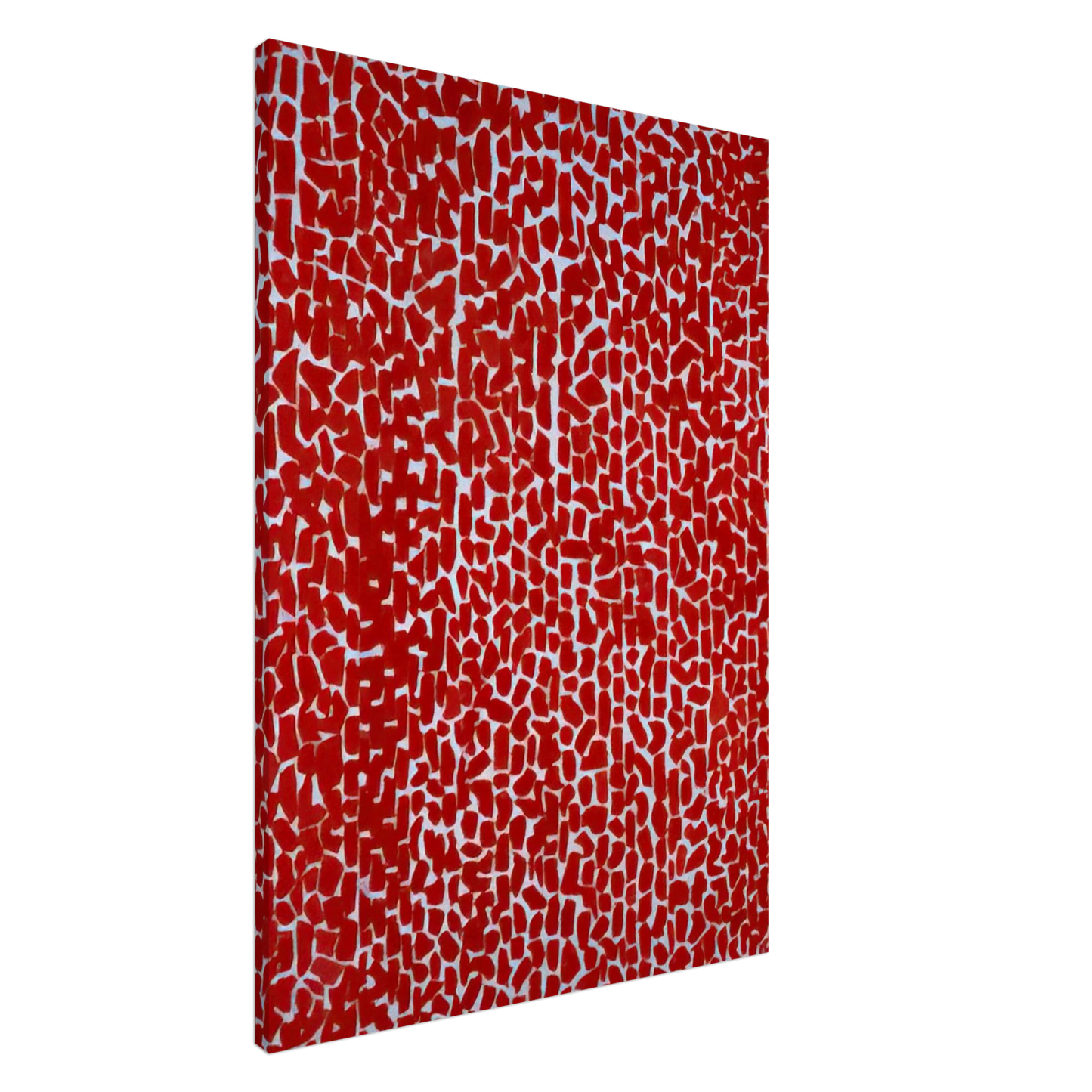 Alma Woodsey Thomas - RED ROSE CANTATA 1973 Canvas - 20x30 cm / 8x12 inches-canvas