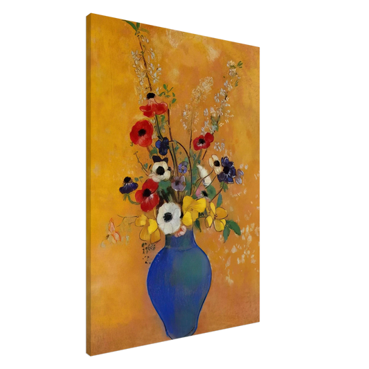 Odilon Redon - VASE OF FLOWERS 4 Canvas - 20x30 cm / 8x12 inches-canvas