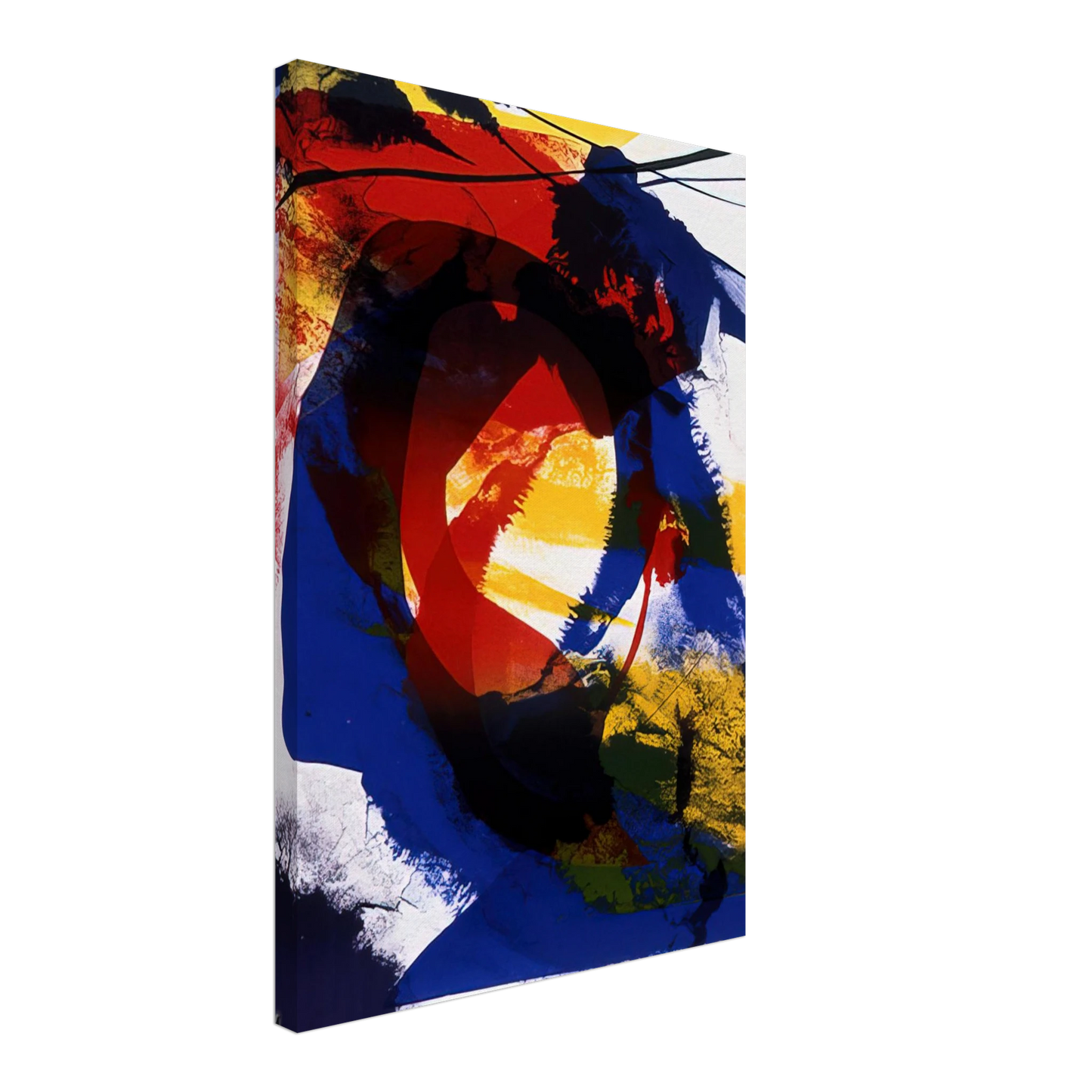 Paul Jenkins - Distance Finding Mozart Canvas - 40x60 cm / 16x24 inches-canvas