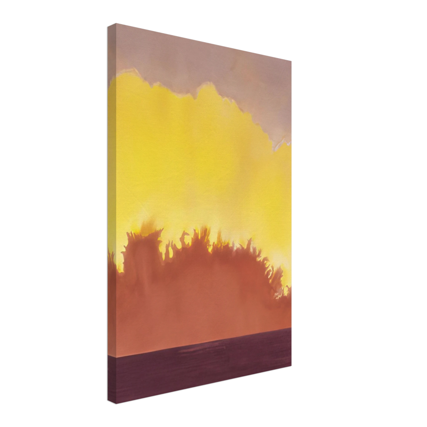 Ronnie Landfield - Little Sister - 1979 Canvas - 70x100 cm / 28x40 inches-canvas