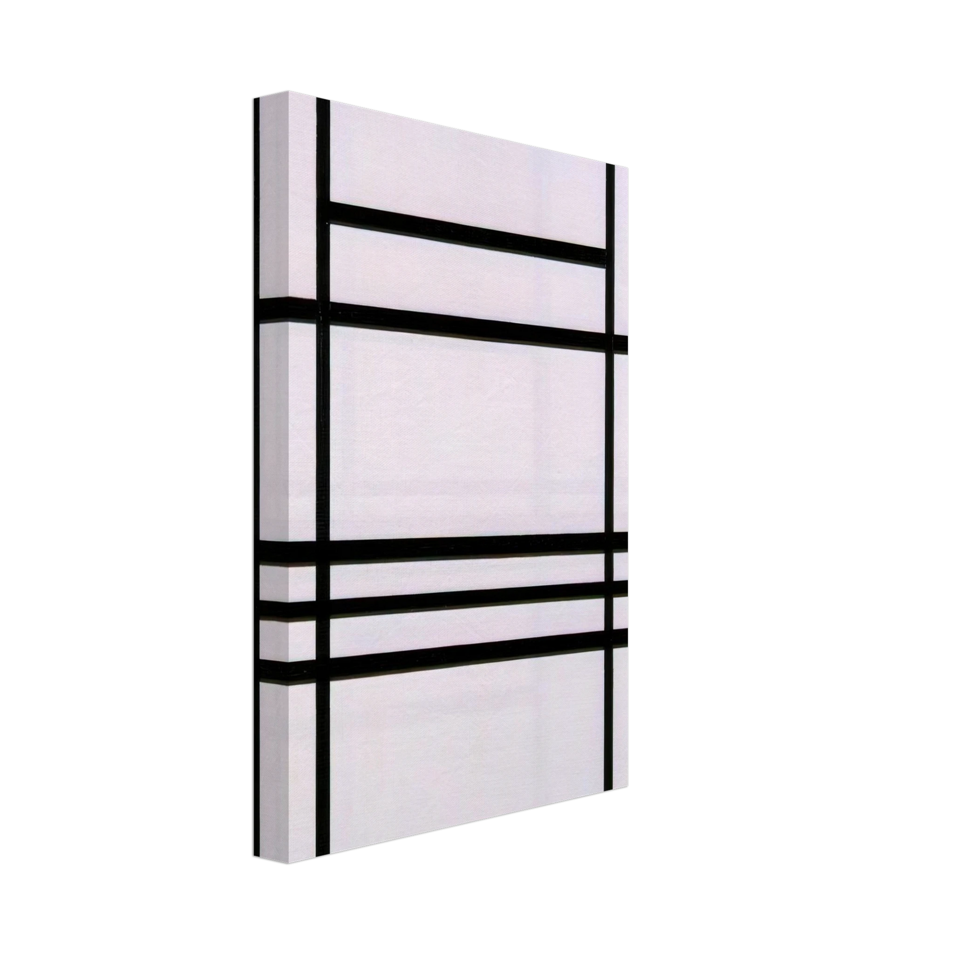 Piet Mondrian - Composition No.10 Canvas - 40x60 cm / 16x24 inches-canvas