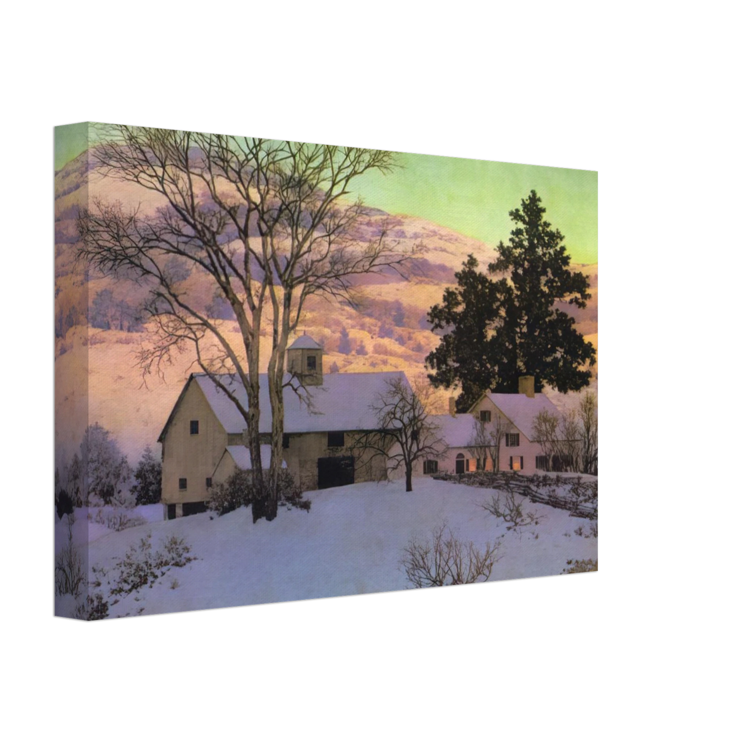 Maxfield Parrish - Afterglow Canvas - 40x60 cm / 16x24 inches-canvas