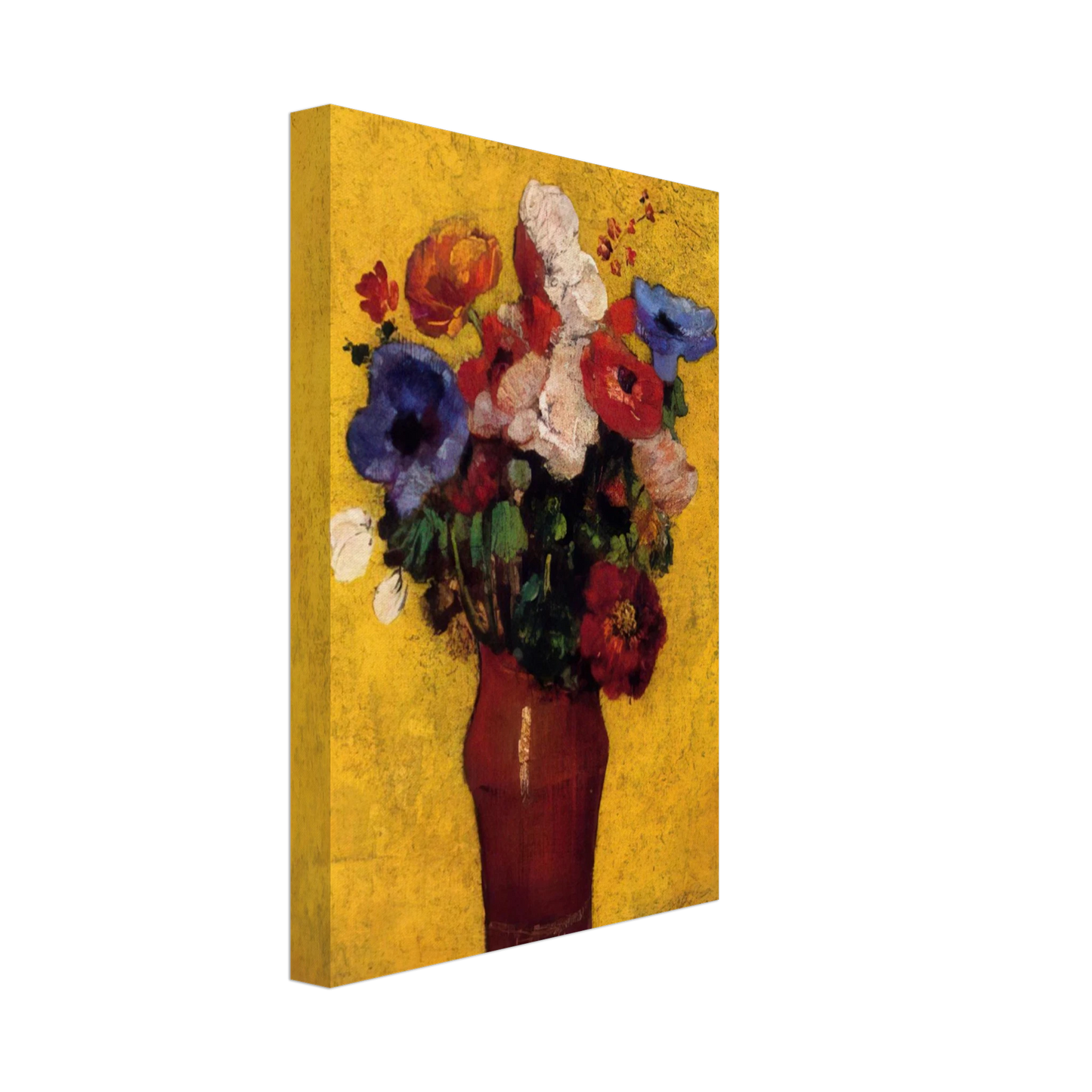 Odilon Redon - FLOWERS 4 Canvas - 40x60 cm / 16x24 inches-canvas