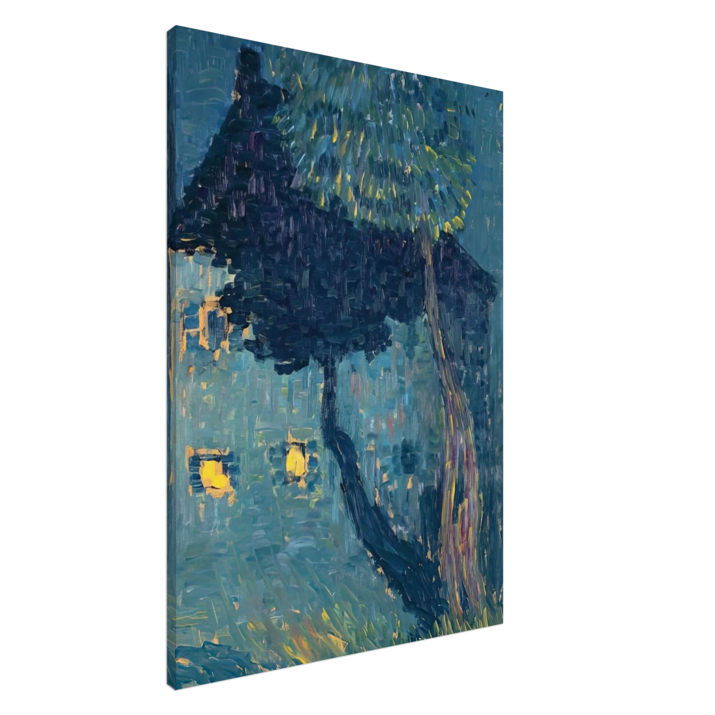 Alexej von Jawlensky - COTTAGE IN THE WOODS 1903 Canvas - 20x30 cm / 8x12 inches-canvas