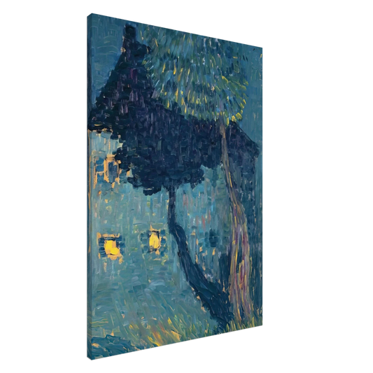 Alexej von Jawlensky - COTTAGE IN THE WOODS 1903 Canvas - 20x30 cm / 8x12 inches-canvas
