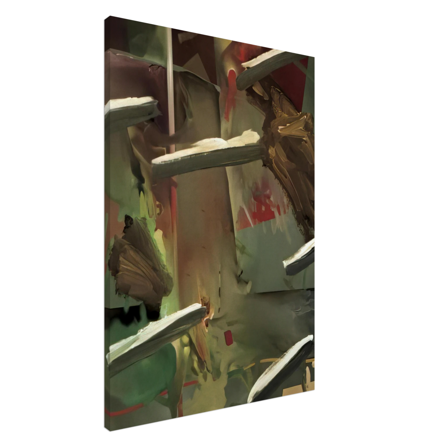 Gerhard Richter - ABSTRAKTES BILD ABSTRACT PAINTING 1976 Canvas - 20x30 cm / 8x12 inches-canvas