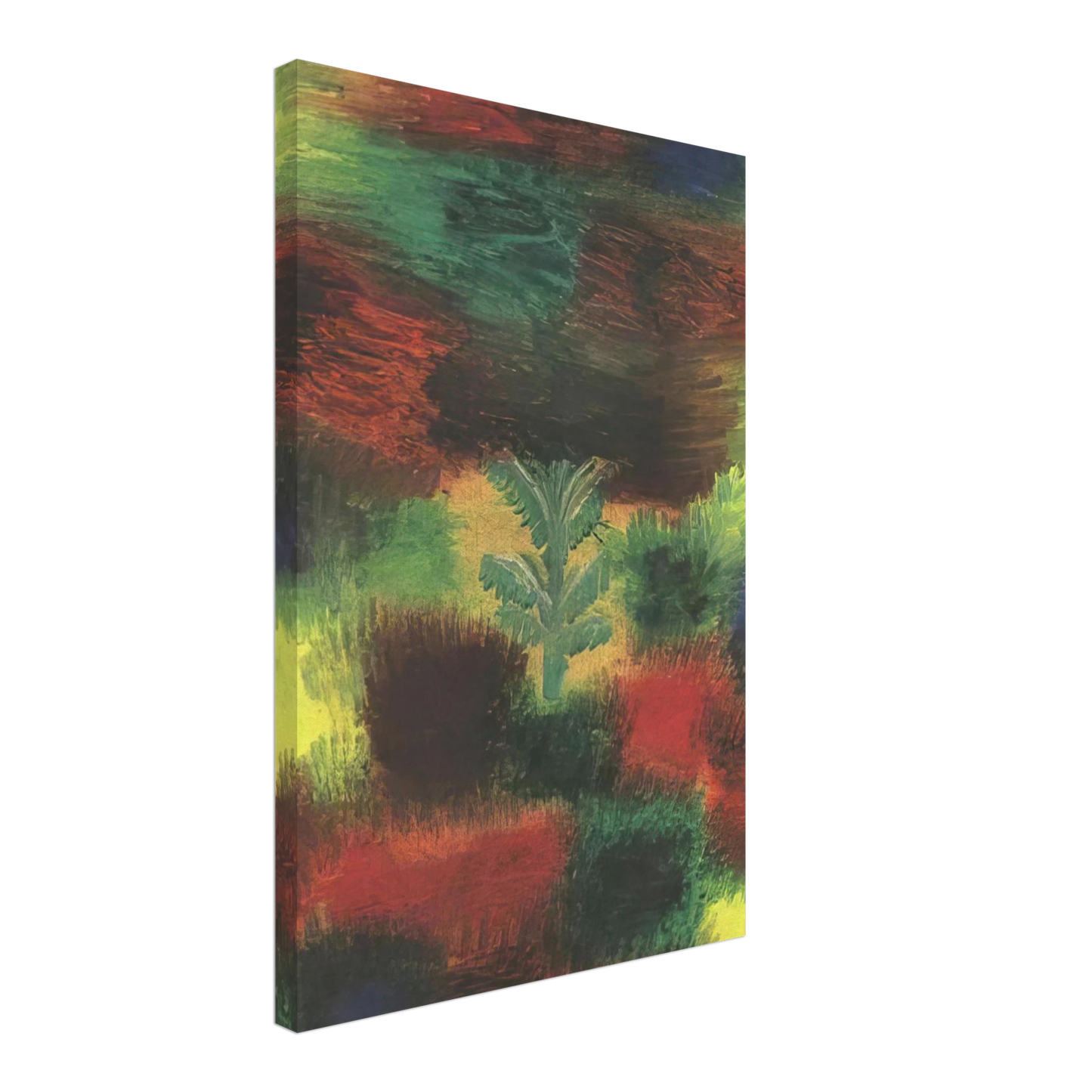 Paul Klee - LITTLE TREE AMID SHRUBBERY 1919 Canvas - 40x60 cm / 16x24 inches-canvas