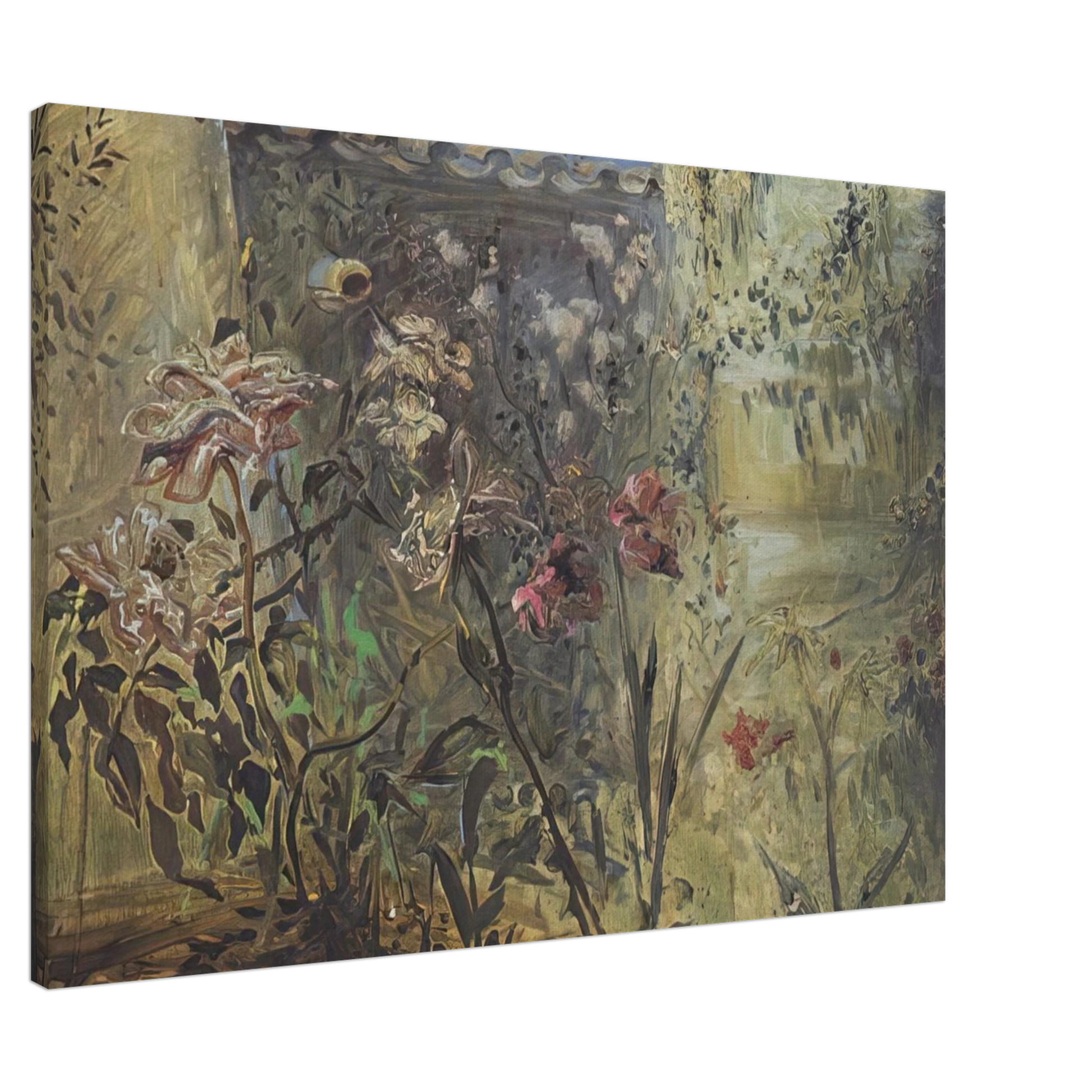 Salvador Dali - THE PATIO OF PORT LLIGAT Canvas - Default Title-canvas