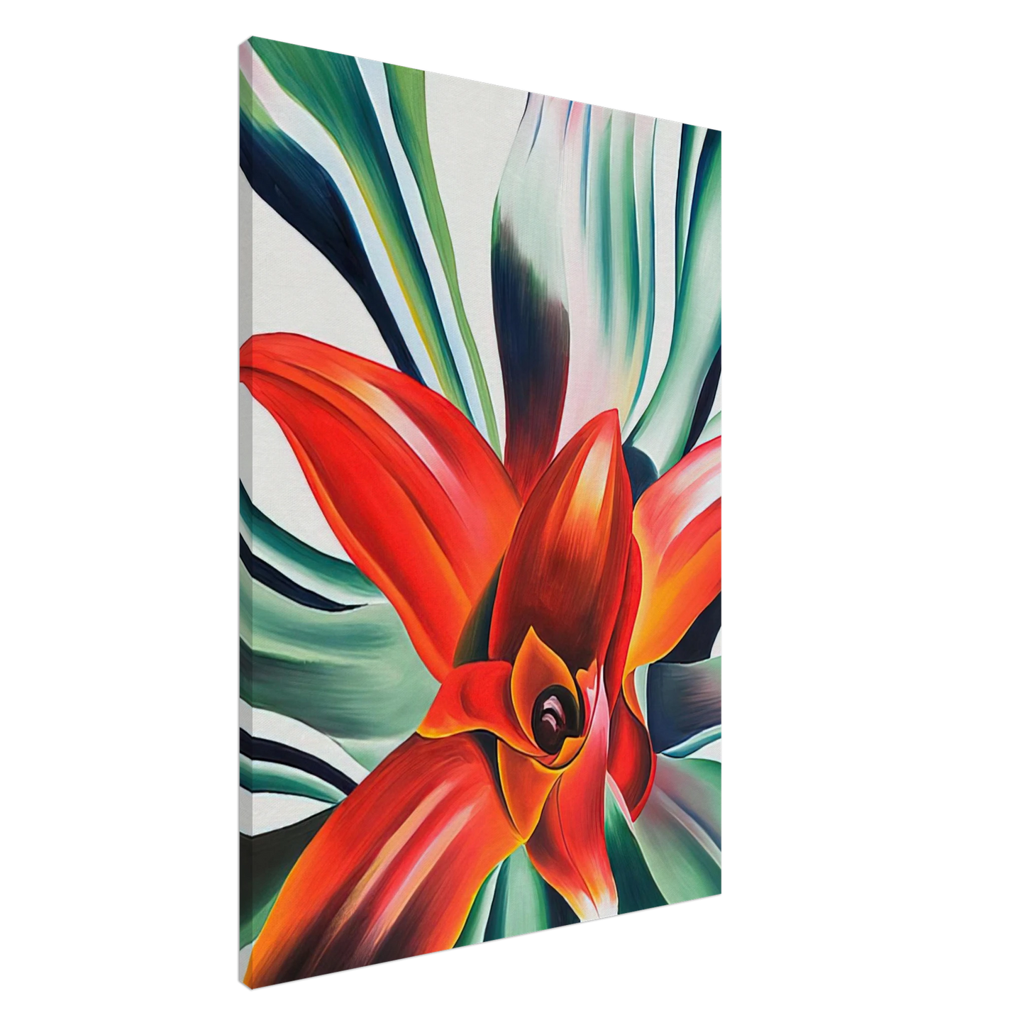 Georgia O'Keeffe - Leaves of a Plant Canvas - 20x30 cm / 8x12 inches-canvas