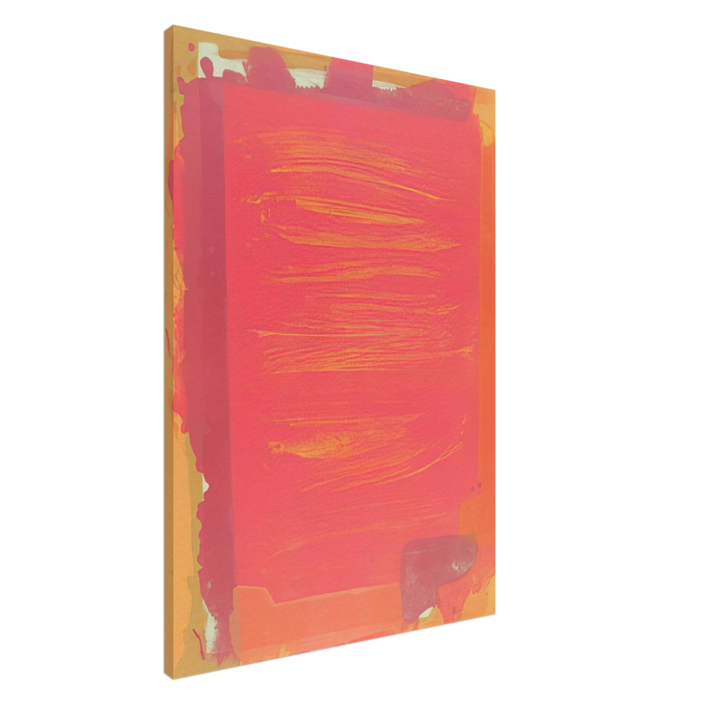 John Hoyland - Untitled II - 1974 Canvas - 20x30 cm / 8x12 inches-canvas