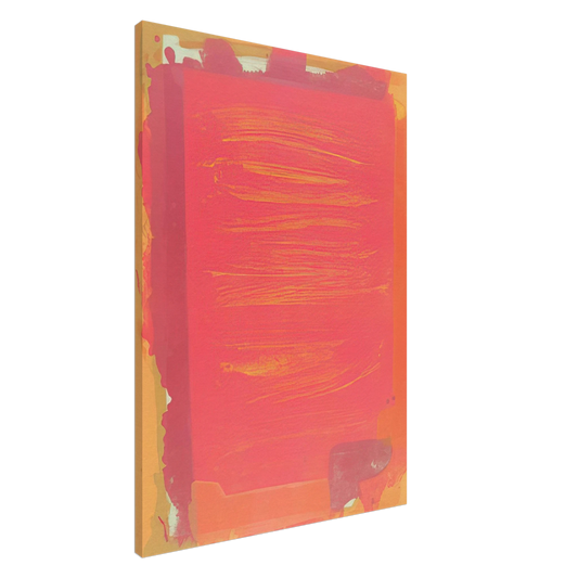 John Hoyland - Untitled II - 1974 Canvas - 20x30 cm / 8x12 inches-canvas