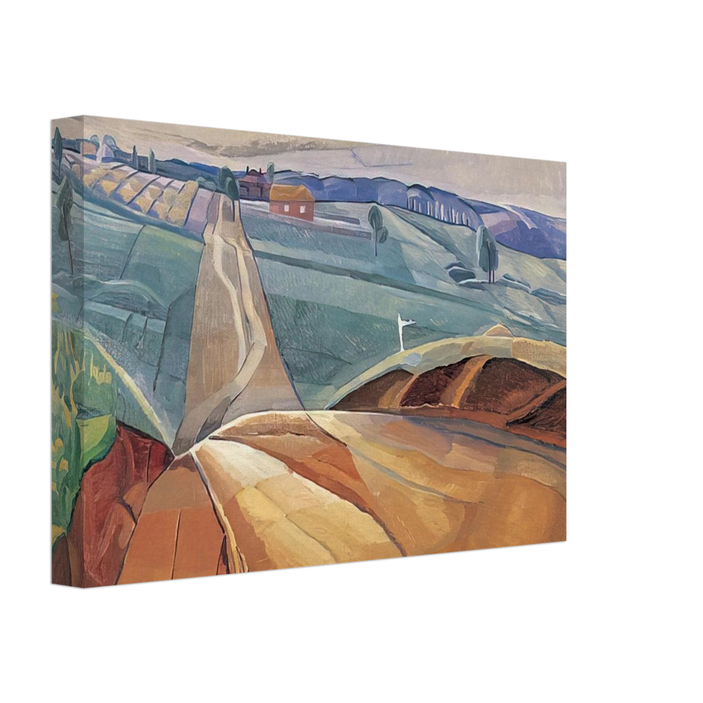 Grace Cossington Smith - Landscape at Pentecost - 1929 Canvas - 70x100 cm / 28x40 inches-canvas