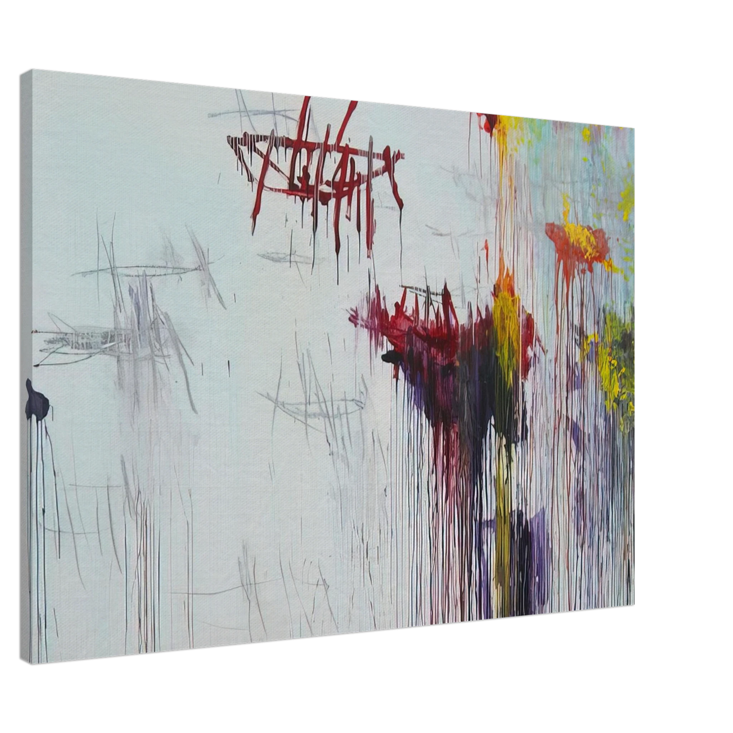 Cy Twombly - Lepanto, Part VI Canvas - 20x30 cm / 8x12 inches-canvas