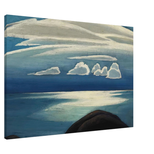 Lawren Harris - Lake Superior - 1928 Canvas - 20x30 cm / 8x12 inches-canvas