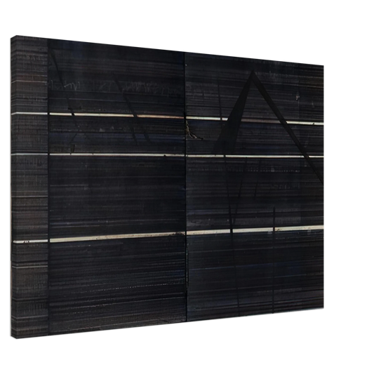 Nasreen Mohamedi - Diary pages - Minimalism Canvas - 20x30 cm / 8x12 inches-canvas