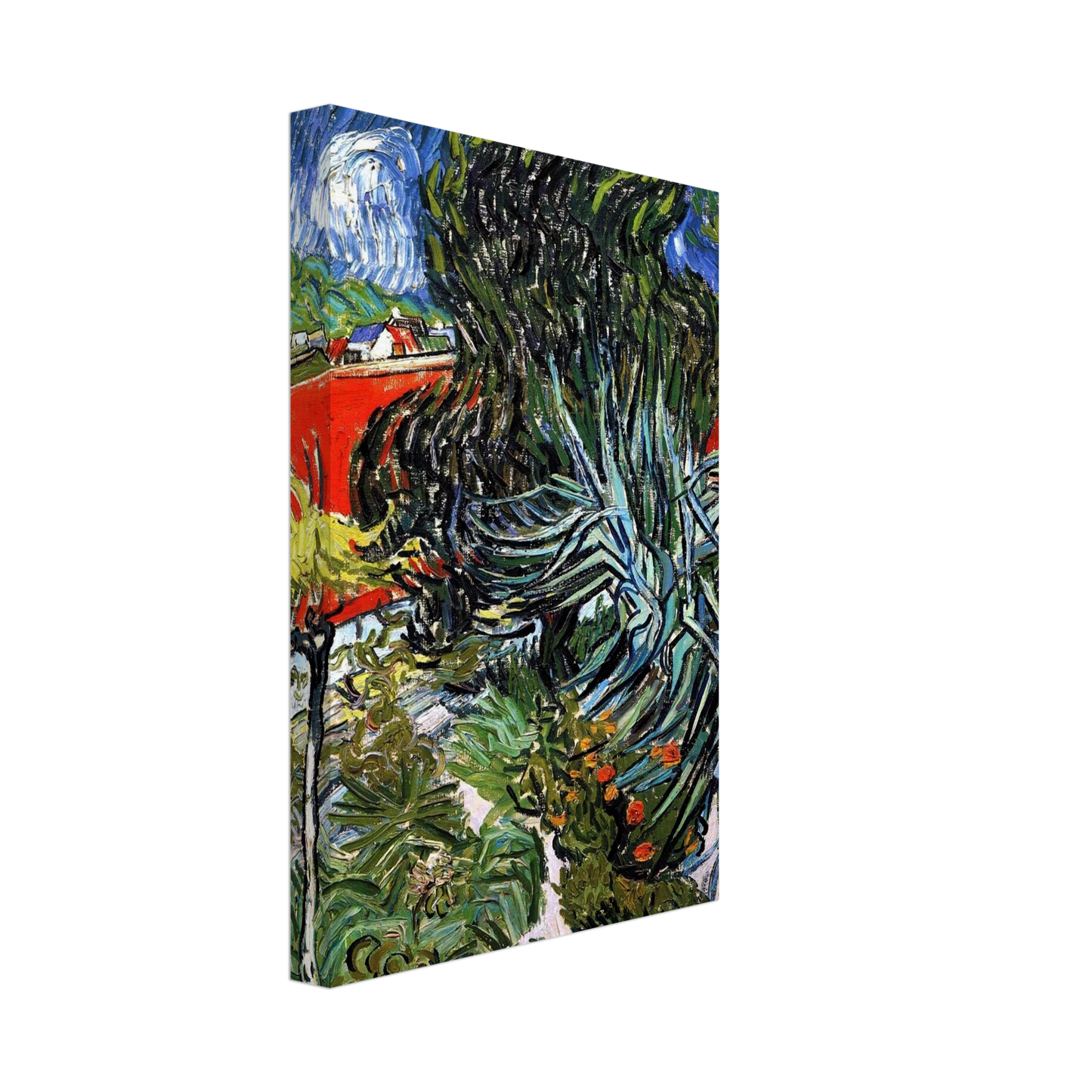 Vincent van Gogh - The Garden of Doctor Gachet at Auvers-sur-Oise Canvas - 70x100 cm / 28x40 inches-canvas
