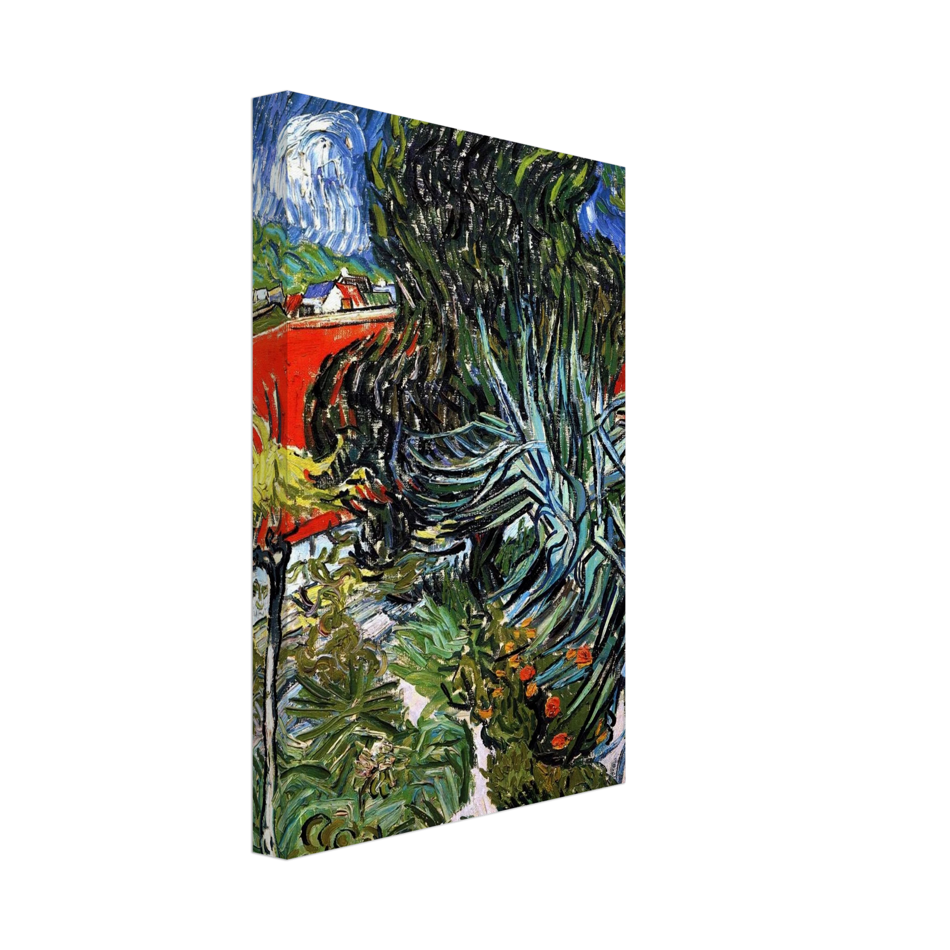Vincent van Gogh - The Garden of Doctor Gachet at Auvers-sur-Oise Canvas - 70x100 cm / 28x40 inches-canvas