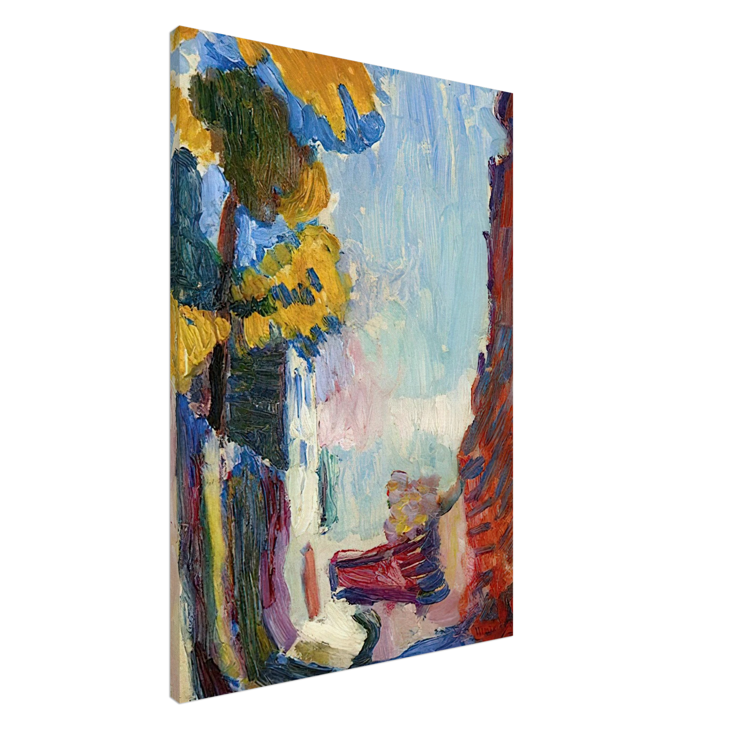 Henri Matisse - ARCUEIL 1899 Canvas - 20x30 cm / 8x12 inches-canvas